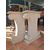 19th century travertine and iron base