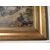 1800s English oil on cardboard depicting an Italian lake