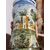 Antique Albarello pharmacy vase, 18th century Naples. 20 cm
