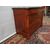 Empire style walnut chest of drawers with black marble, 19th century