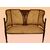 Antique English sofa from the 1800s, Victorian style, in mahogany