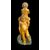 Scultura in maiolica policroma con due fanciulli che reggono un fauno.Nicola Giustiniani.Napoli.