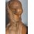 Antico busto terracotta  Liberty anni 1920 Toscana Nobildonna . h 52