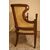 Antique English sofa from the 1800s, Victorian style, in mahogany