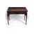 Antique small English desk from the 1800s, Victorian style, inlaid