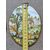 Pair of Castelli oval plaques, 19th century