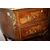 Antique French Louis XV style commode from the 1800s in rosewood and violet wood