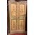 PTL712 - Umbrian door, lacquered and painted, 18th century, opening cm W 102 x H 204