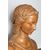 Antico busto terracotta  Liberty anni 1920 Toscana Nobildonna . h 52