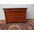Empire style walnut chest of drawers with black marble, 19th century