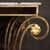 Wrought iron console with marble top from the 70s