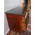 Empire style walnut chest of drawers with black marble, 19th century