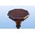 Victorian English work table from the 1800s in octagonal walnut wood