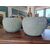 Pair of 19th-century painted terracotta cachepots