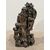 Scultura cinese del XIX secolo in pietra saponaria su base coeva sagomata