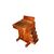 English Davenport writing desk from the 1800s with Victorian inlays