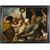 18th-century Lombard school, "Party with a swaddled cat"