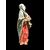 Polychrome wooden sculpture with glass eyes depicting Our Lady of Sorrows. Naples.