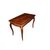 French Louis XV style desk from the 1800s with bronzes and rich marquetry motifs