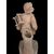 Coppia di sculture in terracotta raffigurante contadini.Firma Cav.G.Vaccaro.(1807-1889)Caltagirone.