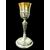Silver chalice with vermeil cup and stylized leaf decoration. Neapolitan hallmark. Naples.