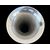 Silver 'trumpet' vase with round base, everted mouth and tapered body. Germany.