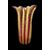 Large submerged heavy glass vase 'cordonato oro'. Barovier e Toso. Murano.