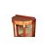 French Empire style mahogany feather console cabinet from the 1800s