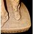 Coppia di sculture in terracotta raffigurante contadini.Firma Cav.G.Vaccaro.(1807-1889)Caltagirone.
