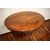 Antique oval table from the 1800s, Louis Philippe style, in mahogany feather.
