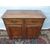SMALL TWO-DOOR SOLID WALNUT SIDEBOARD, 19th CENTURY FRANCE cm L115xW51xH99