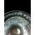 Silver chalice with vermeil cup and stylized leaf decoration. Neapolitan hallmark. Naples.