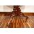 Antique oval table from the 1800s, Louis Philippe style, in mahogany feather.