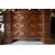18th-century chest of drawers with 3 inlaid drawers, serpentine front and antique locks