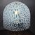 Vintage Murano Vistosi lamp from the 70s. Murrine glass and brass structure. Dimensions: H 50 cm, diameter 32 cm.