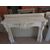 CARRARA WHITE MARBLE FIREPLACE LOUIS XV STYLE FRANCE cm 150xW42xH110