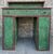 18th-century writing desk with painted drawers, requiring restoration.
