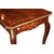 French Louis XV style desk from the 1800s with bronzes and rich marquetry motifs