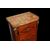 Late 1800s French Cinquino in Napoleon III style with bronze applications and marble top