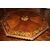 Antique octagonal Dutch table inlaid in walnut of exceptional quality