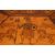Antique English table with exotic taste from the 1800s, richly inlaid with animals and figures