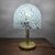 Vintage Murano Vistosi lamp from the 70s. Murrine glass and brass structure. Dimensions: H 50 cm, diameter 32 cm.