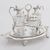 George III sterling silver condiment set, Paul Storr, London, 1808