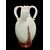 Pulegoso glass vase with four handles. Manufactured by Emanuel Beranek. Czech Republic.