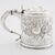 Charles II sterling silver tankard, silversmith WS, London, 1676?