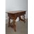 Antique Fratina writing desk, mid-1700s, solid walnut. Piedmont, 18th century. Dimensions: 116 x 50 cm.