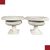 PAIR OF WHITE MARBLE BOWLS, 18TH CENTURY