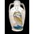 Grande vaso biansato in maiolica compendiaria con figura di San Lazzaro.Castelli d’Abruzzo.