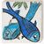 Piccole antiche piastrelle con "pesci". - O/360