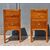 Pair of Venetian walnut bedside tables, Directory period (early 19th century)